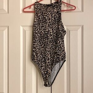 Zara animal print bodysuit